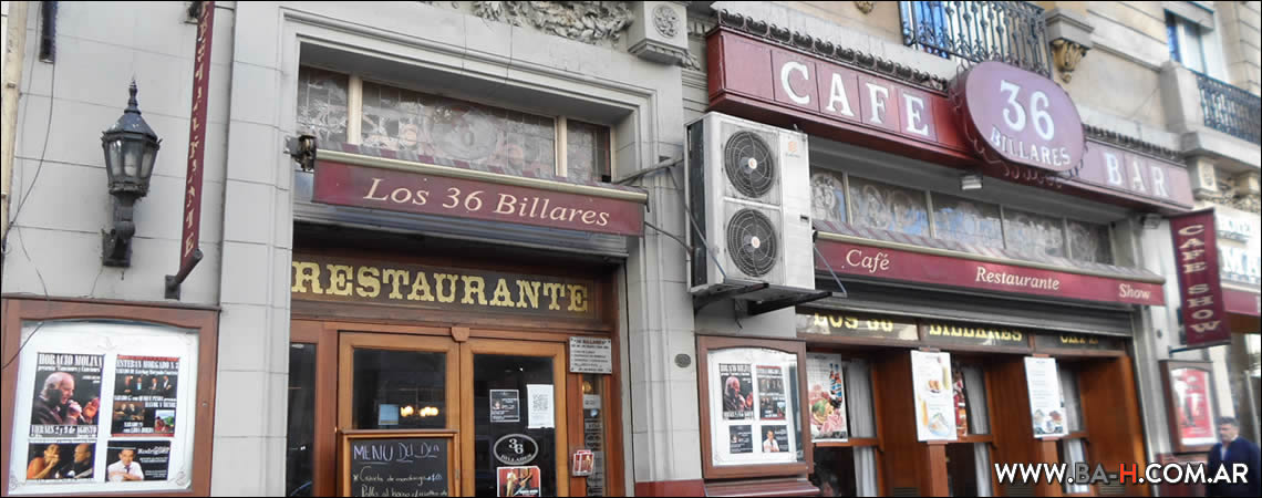 Los 36 Billares, bares notables de Buenos Aires
