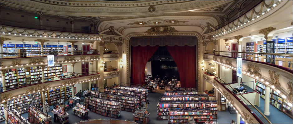 llueve en Buenos Aires: Librería El Ateneo Grand Splendid
