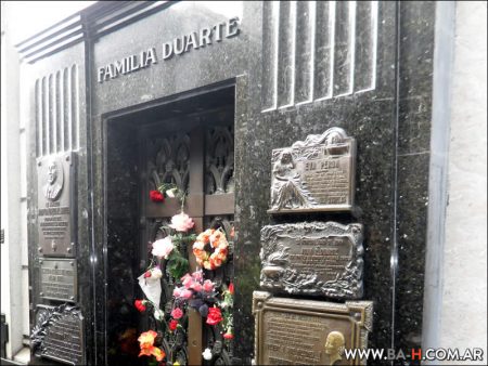 Bóveda de Evita Perón