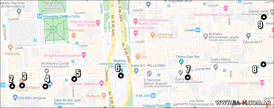7 días en Buenos Aires, Av. Corrientes