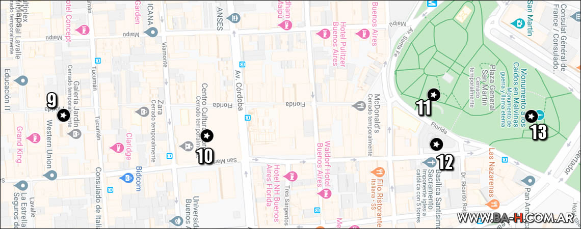 7 días en Buenos Aires, Av. Corrientes