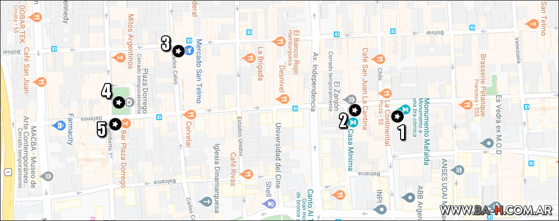 7 días en Buenos Aires, San Telmo