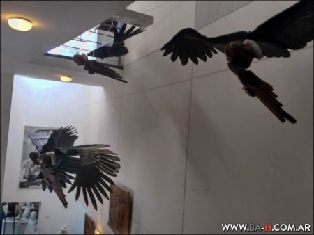 Esculturas colgantes en el Museo de Esculturas Luis Perlotti, Buenos Aires